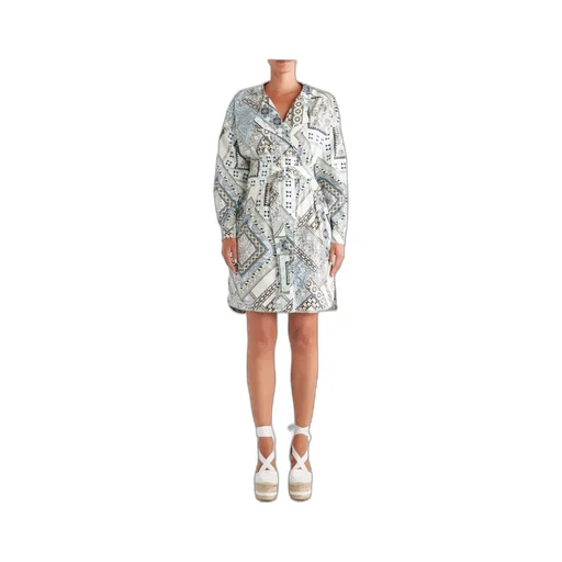 Patchwork Shirt Dress
