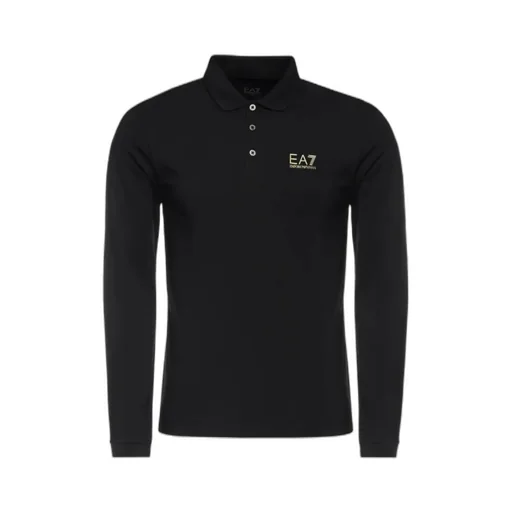 Logo Long-Sleeved Polo Shirt