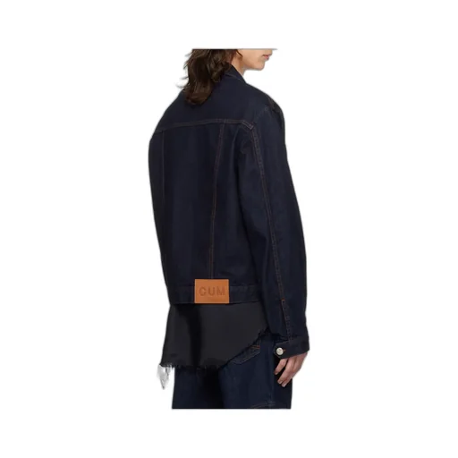 Knife Pleat Denim Jacket