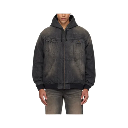 Hooded Denim Jacket