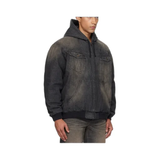 Hooded Denim Jacket