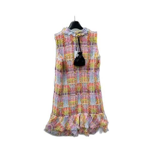 Plaid Detail Dress