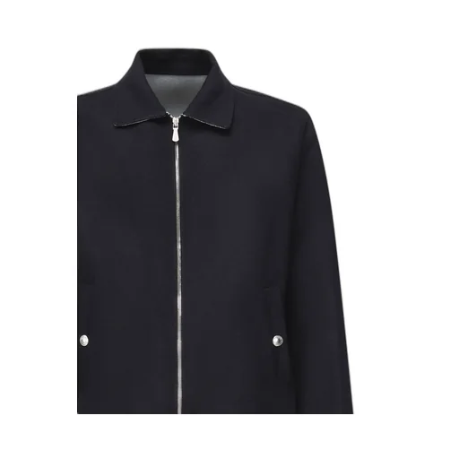 Zip-Front Drawstring Coat