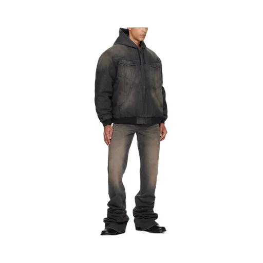 Hooded Denim Jacket