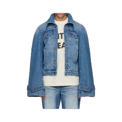 Raglan Sleeve Denim Jacket