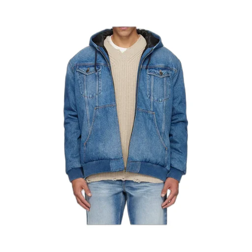 Hooded Denim Jacket
