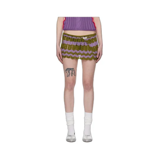 Scalloped Miniskirt