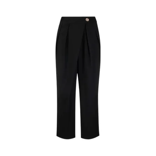 High-Waisted Cropped Trousers