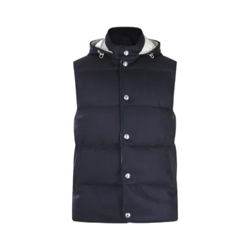 Drawstring Hood Vest