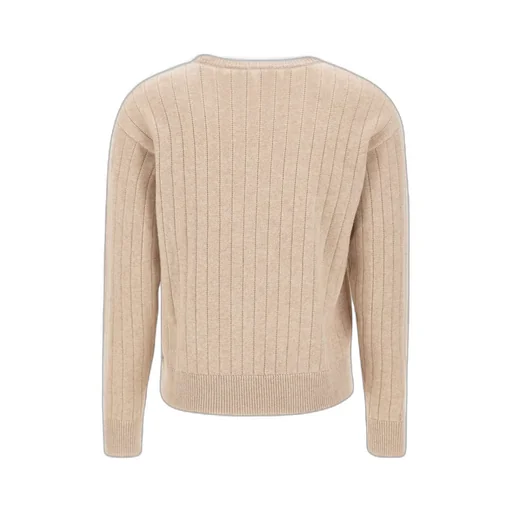 Textured Crew Neck Knitwear