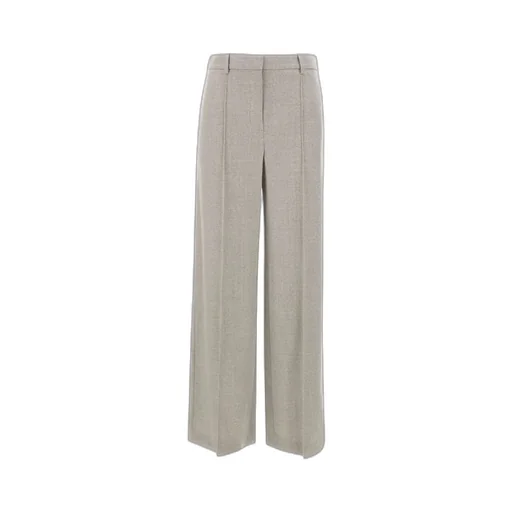 Wide-Leg Wool Pants