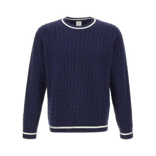 Cable Knit Crew Neck Sweater