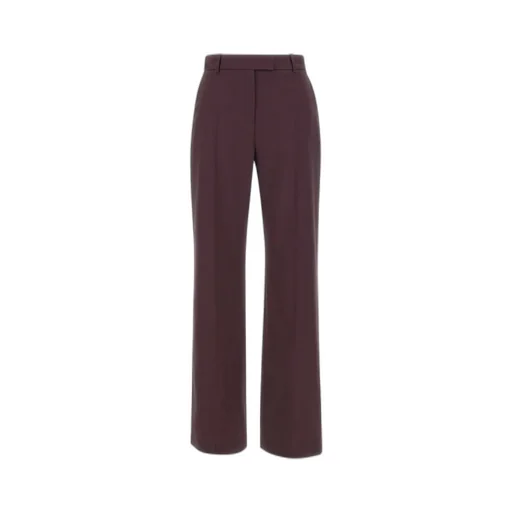 Straight-Leg Wool Pants
