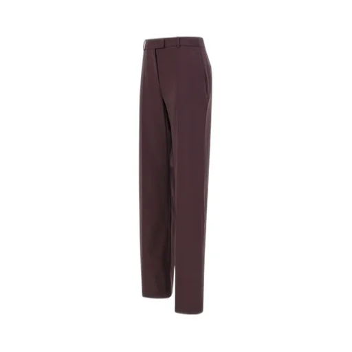 Straight-Leg Wool Pants