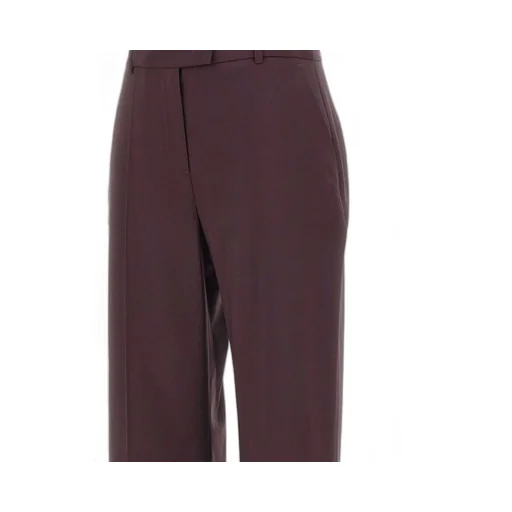 Straight-Leg Wool Pants