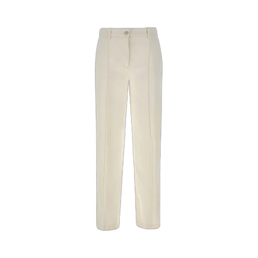 Wide-Leg Pressed-Pleat Pants