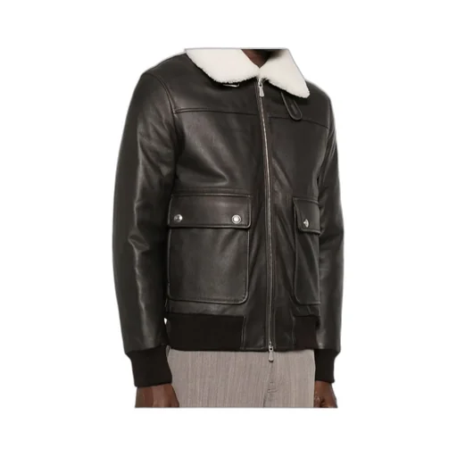 Shearling Bomber Jacket