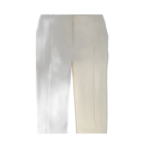 Wide-Leg Pressed-Pleat Pants