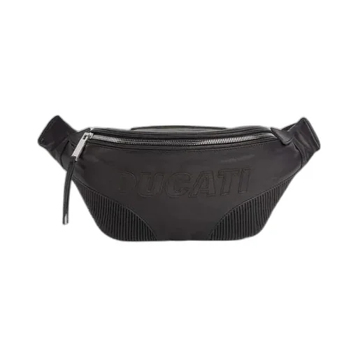 X Ducati Logo Patch Belt Bag