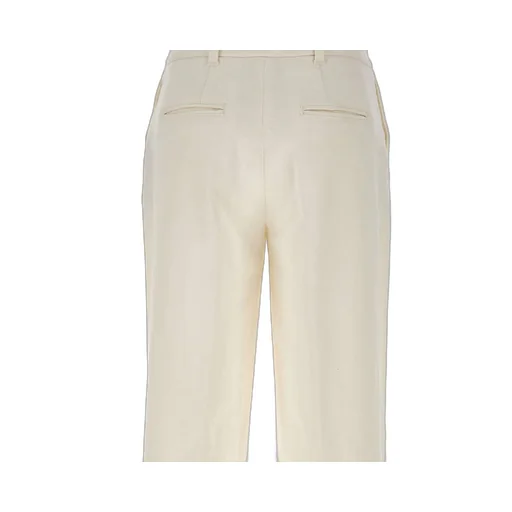 Wide-Leg Pressed-Pleat Pants