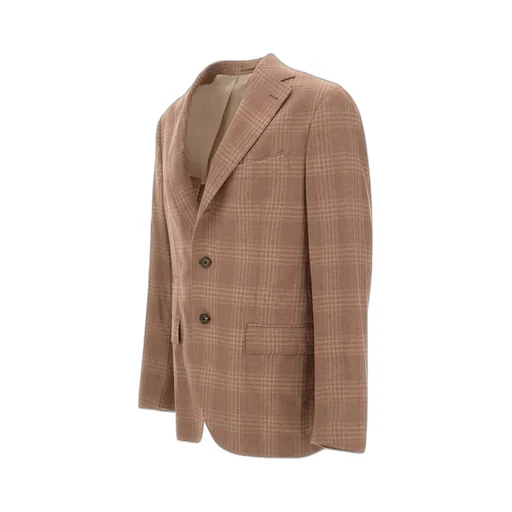 Checked Slim-Fit Blazer