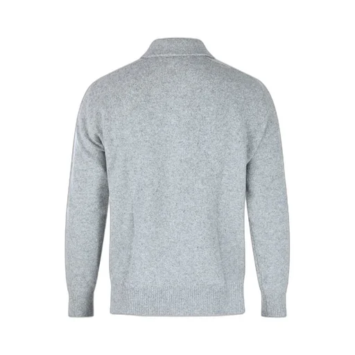 Button-Front Cashmere Sweater