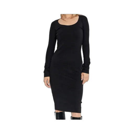 Long-Sleeve Midi Dress