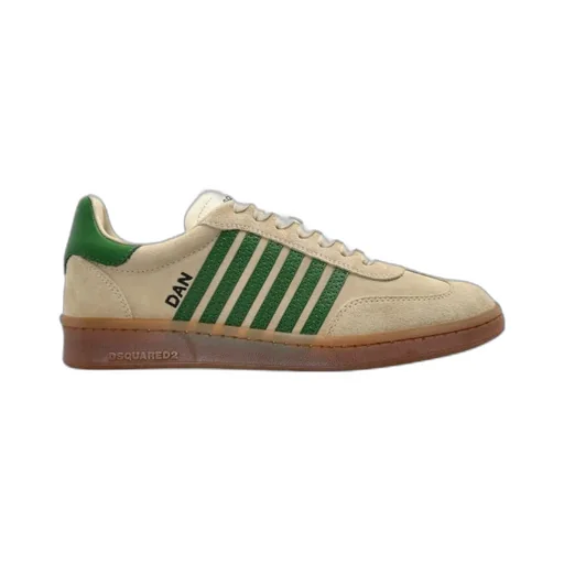 Boxer Striped Suede Sneakers