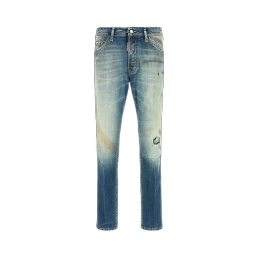 Faded Patchwork Jeans