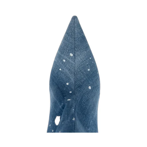 Heeled Denim Boots