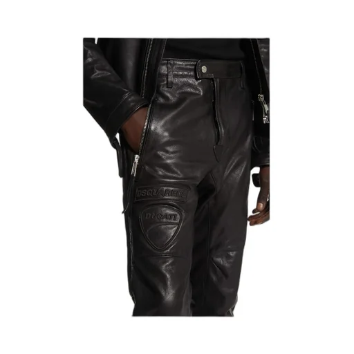 X Ducati Straight-Leg Sharpei Fit Biker Pants