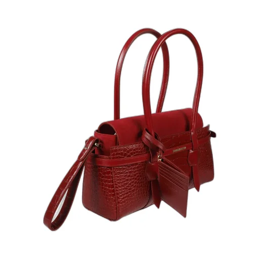 Logo Stamp Twin Shoulder Bag