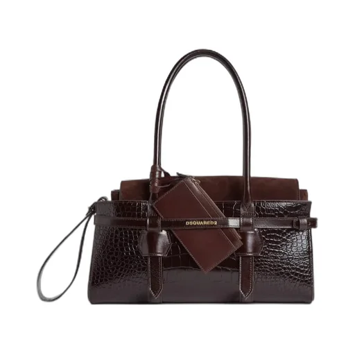 Logo Stamp Twin Shoulder Bag