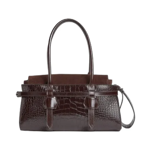 Logo Stamp Twin Shoulder Bag