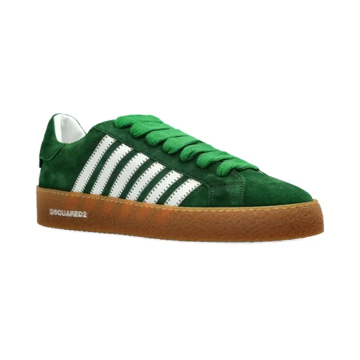 Boxer Striped Suede Sneakers