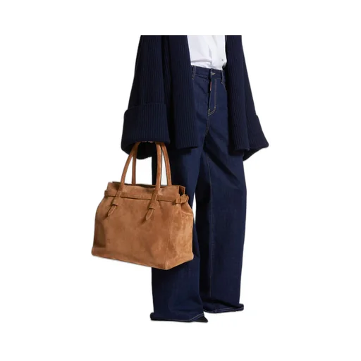 Suede Tote Bag