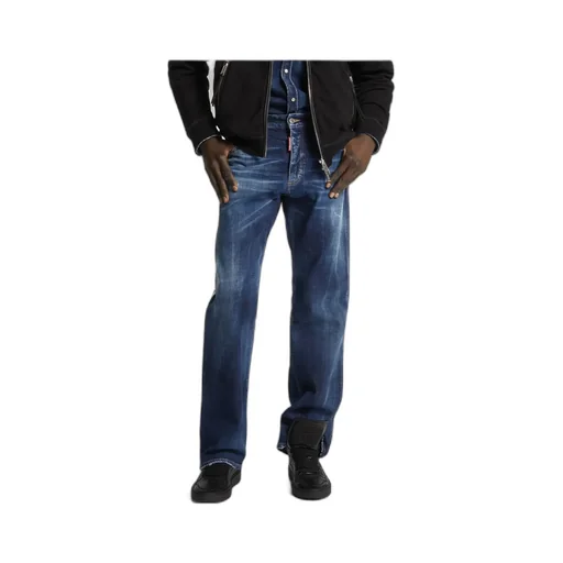 X Ducati Distressed Straight-Leg Jeans