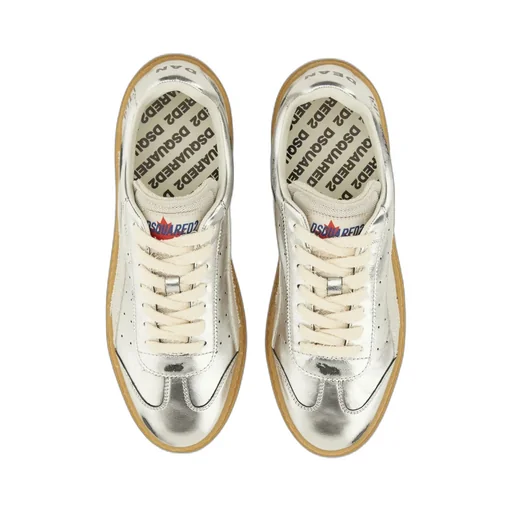 Round-Toe Lace-Up Sneakers