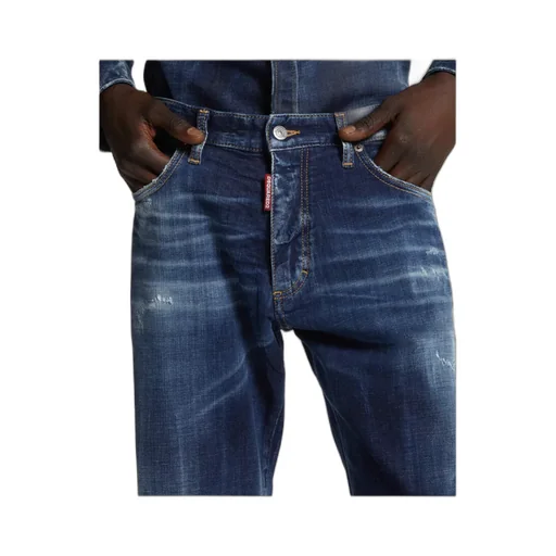 X Ducati Distressed Straight-Leg Jeans