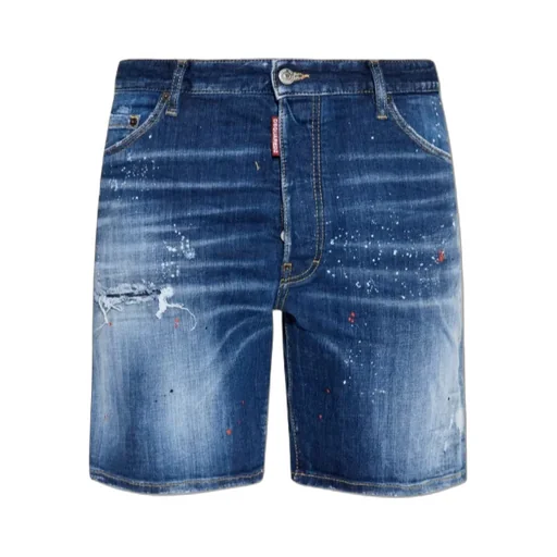 Distressed Denim Shorts