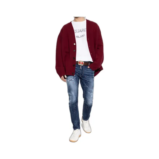 Distressed Biker Jeans