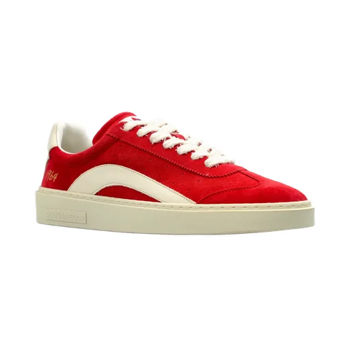 Round-Toe Lace-Up Sneakers