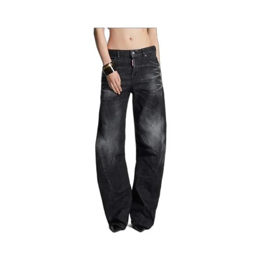 Washed Tapered Jeans