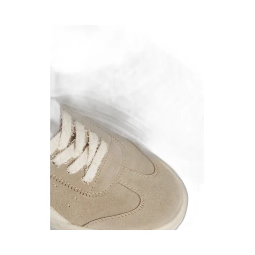 Round-Toe Lace-Up Sneakers