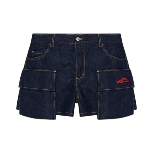 Pocket Detailed Denim Shorts