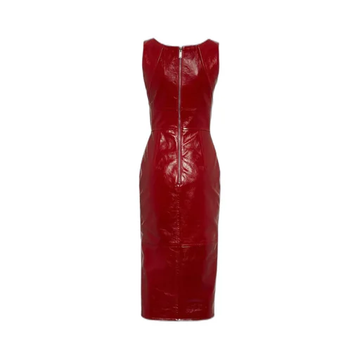 V-Neck Midi Dress