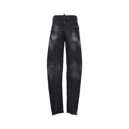 Washed Tapered Jeans