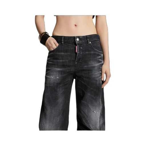 Washed Tapered Jeans