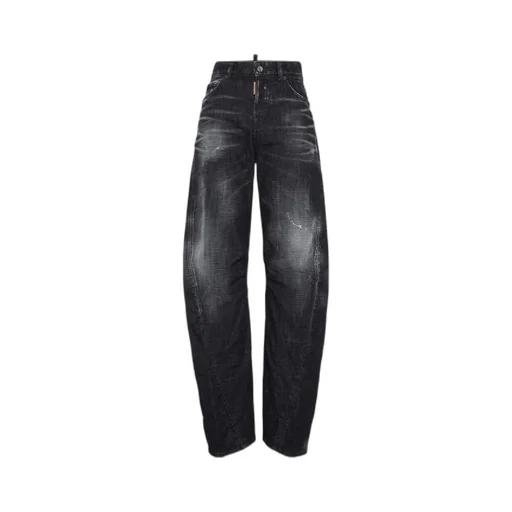 Washed Tapered Jeans