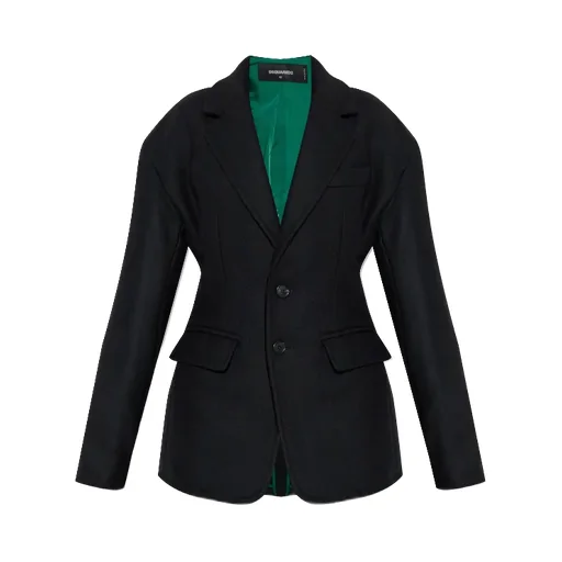 Two-Button Wool-Blend Jacket
